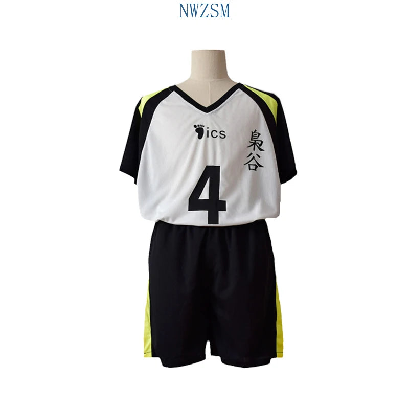 Haikyuu!! Fukurodani Bokuto Koutarou Uniform T-shirt and Shorts Cosplay