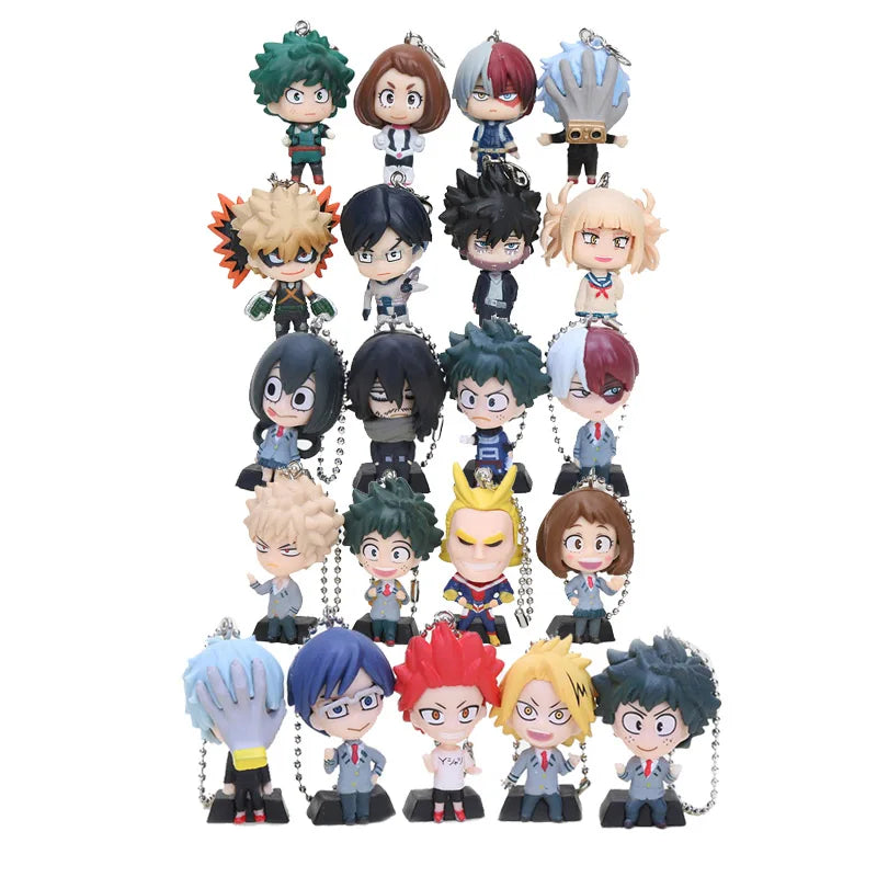 My Hero Academia mini figure sets.