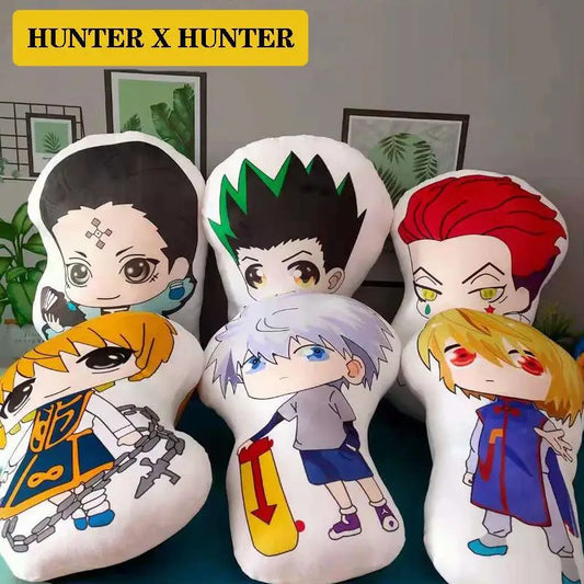 Hunter X Hunter Small Pillows Gon Freecss, Hisoka, Killua, Kurapika, and Chrollo