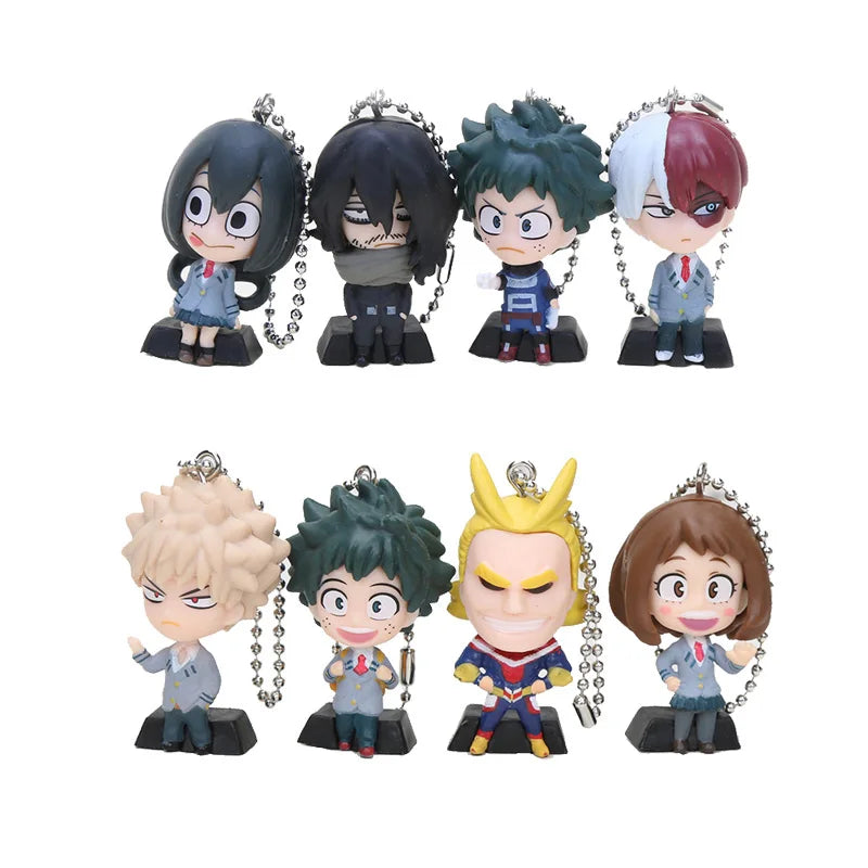 My Hero Academia mini figure sets.