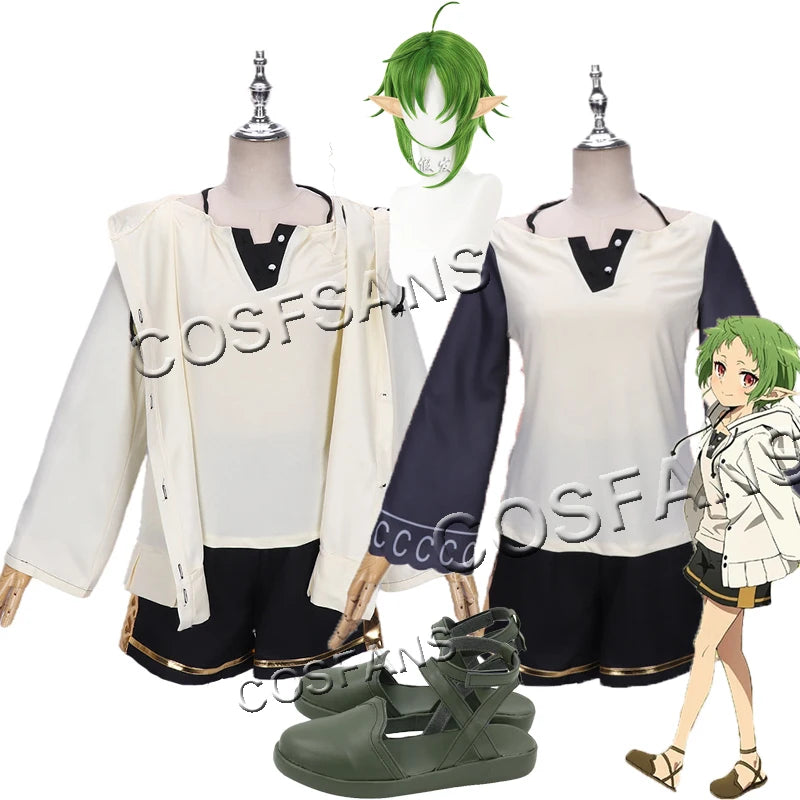 Jobless Reincarnation Mushoku Tensei Sylphiette Greyrat Cosplay Costume