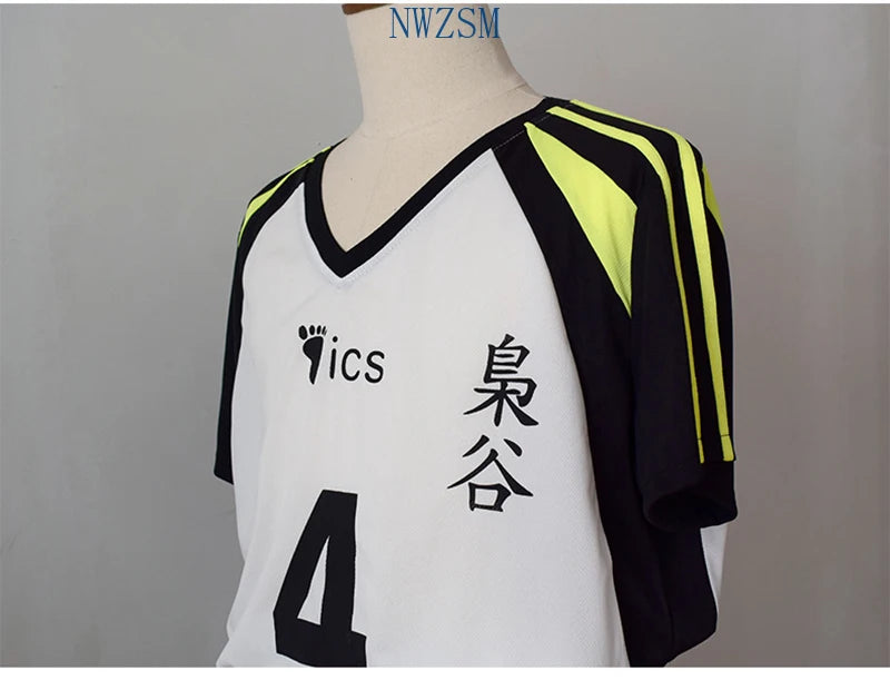 Haikyuu!! Fukurodani Bokuto Koutarou Uniform T-shirt and Shorts Cosplay