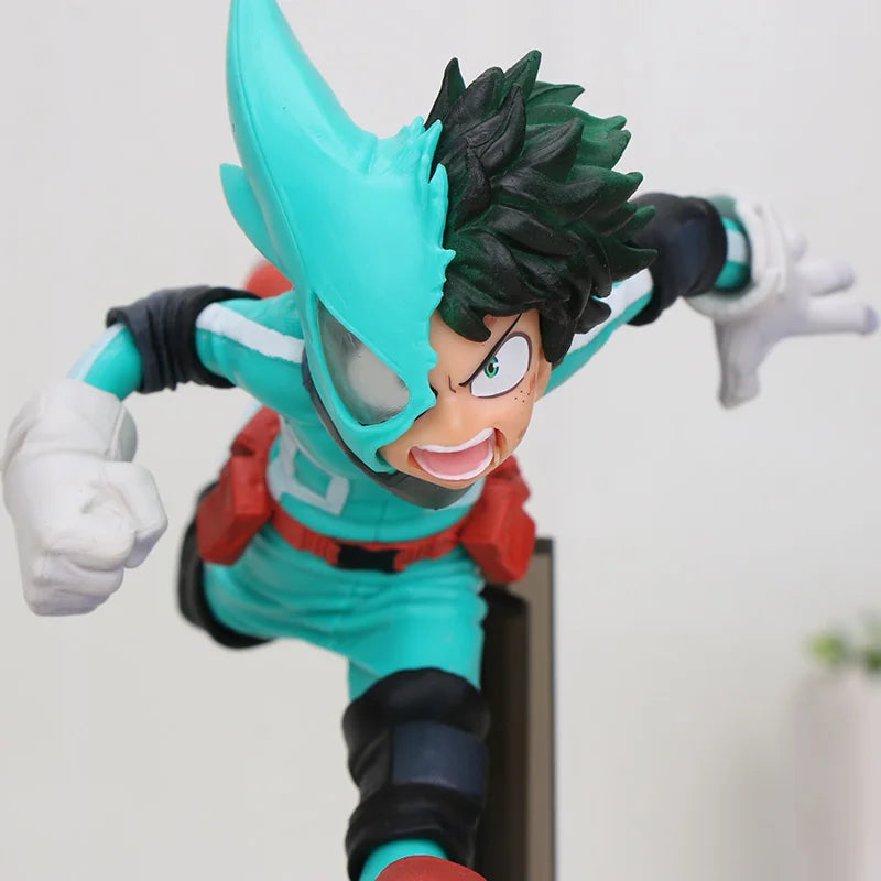 My Hero Academia Midoriya, Todoroki, Bakugo, Eraser, Uravity, Kirishima, Tomura, and Himiko Toga figures