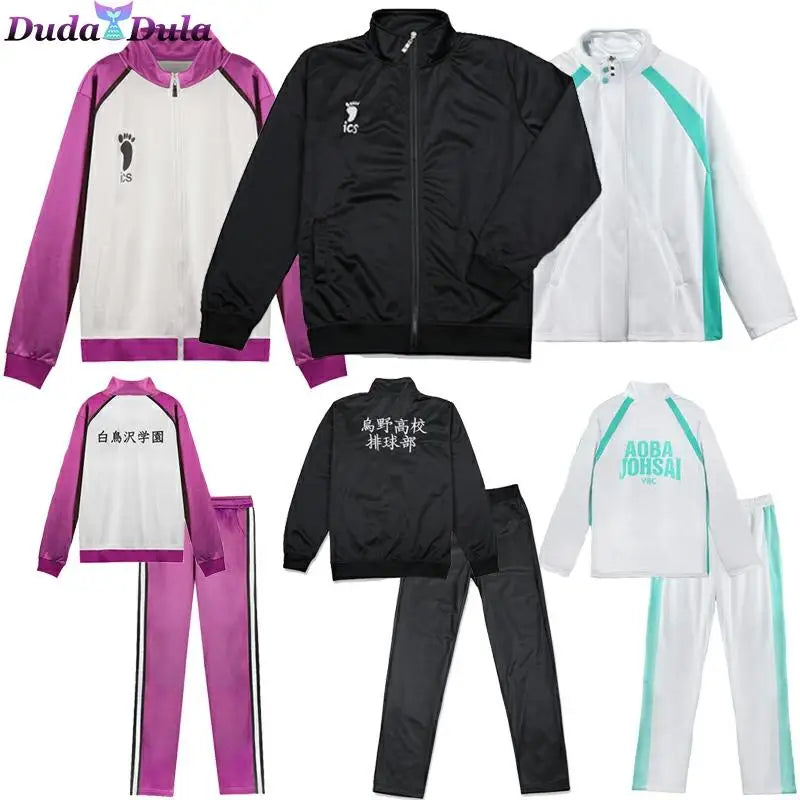 Haikyuu Aoba Johsai, Shiratorizawa, Nekoma or Karasuno High School Volleyball Club Cosplay Costumes