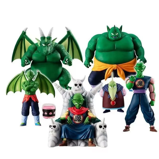 Dragon Ball Cymbal, Tambourine, Drum, Piano, and King Piccolo figures