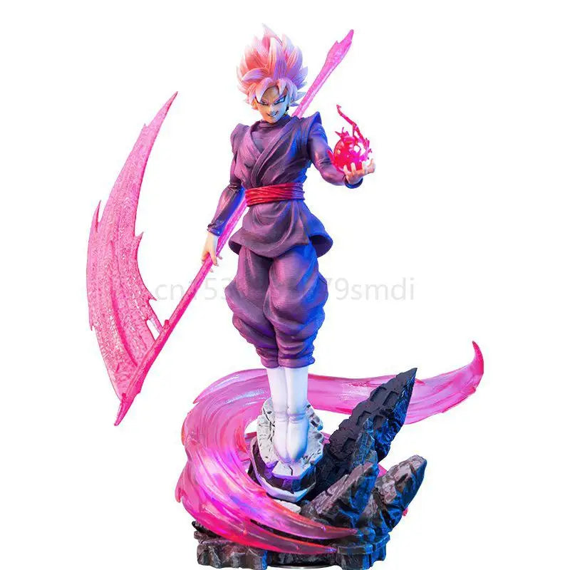 Dragon Ball Z Figure Super Saiyan Rose figure With Led Light