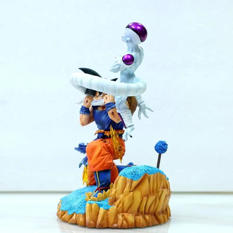 Dragon Ball Z Son Goku Bites Frieza Tail Figure