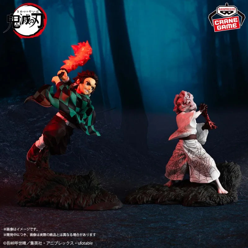 Demon Slayer BANPRESTO Combination Battle Kamado Tanjirou vs Rui figures