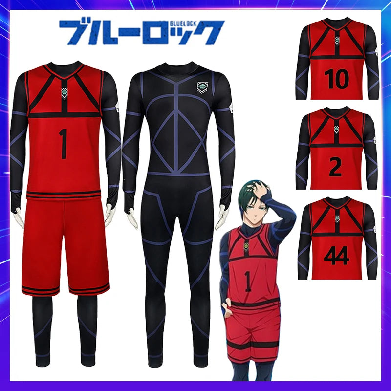 Blue Lock Cosplay Game Play Uniforms Costume (variety)