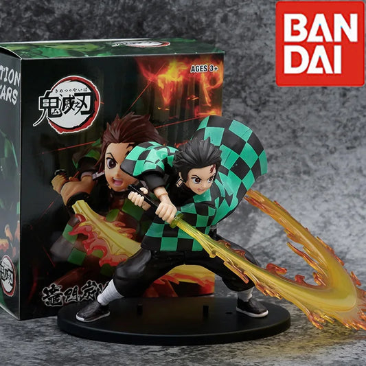 Demon Slayer Kimetsu No Yaiba Tanjiro, Zenitsu, and Rengoku figure