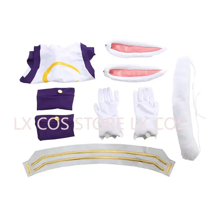 My Hero Academia Rabbit Hero Mirko Cosplay Costume