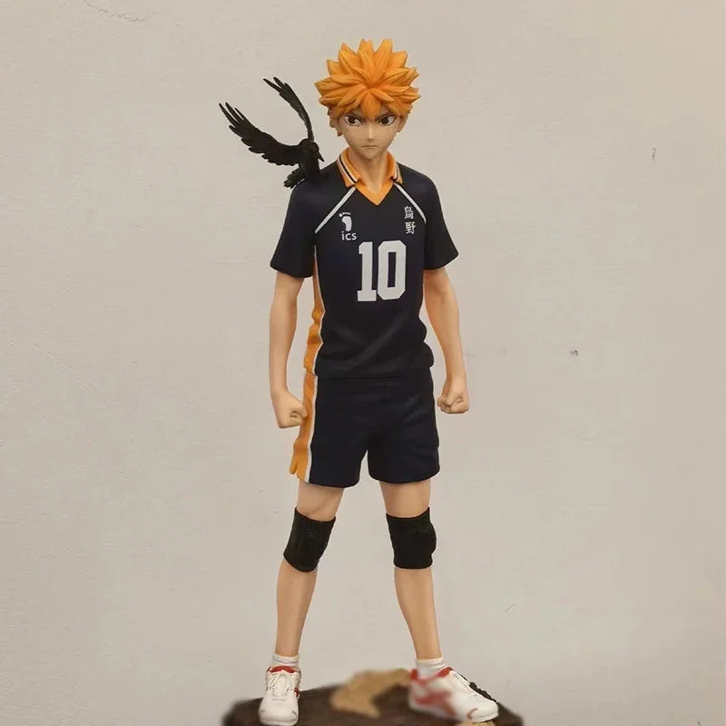 Haikyuu Hinata Shoyo with black crow on shoulder figure