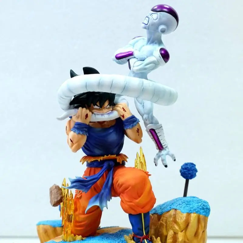 Dragon Ball Z Son Goku Bites Frieza Tail Figure