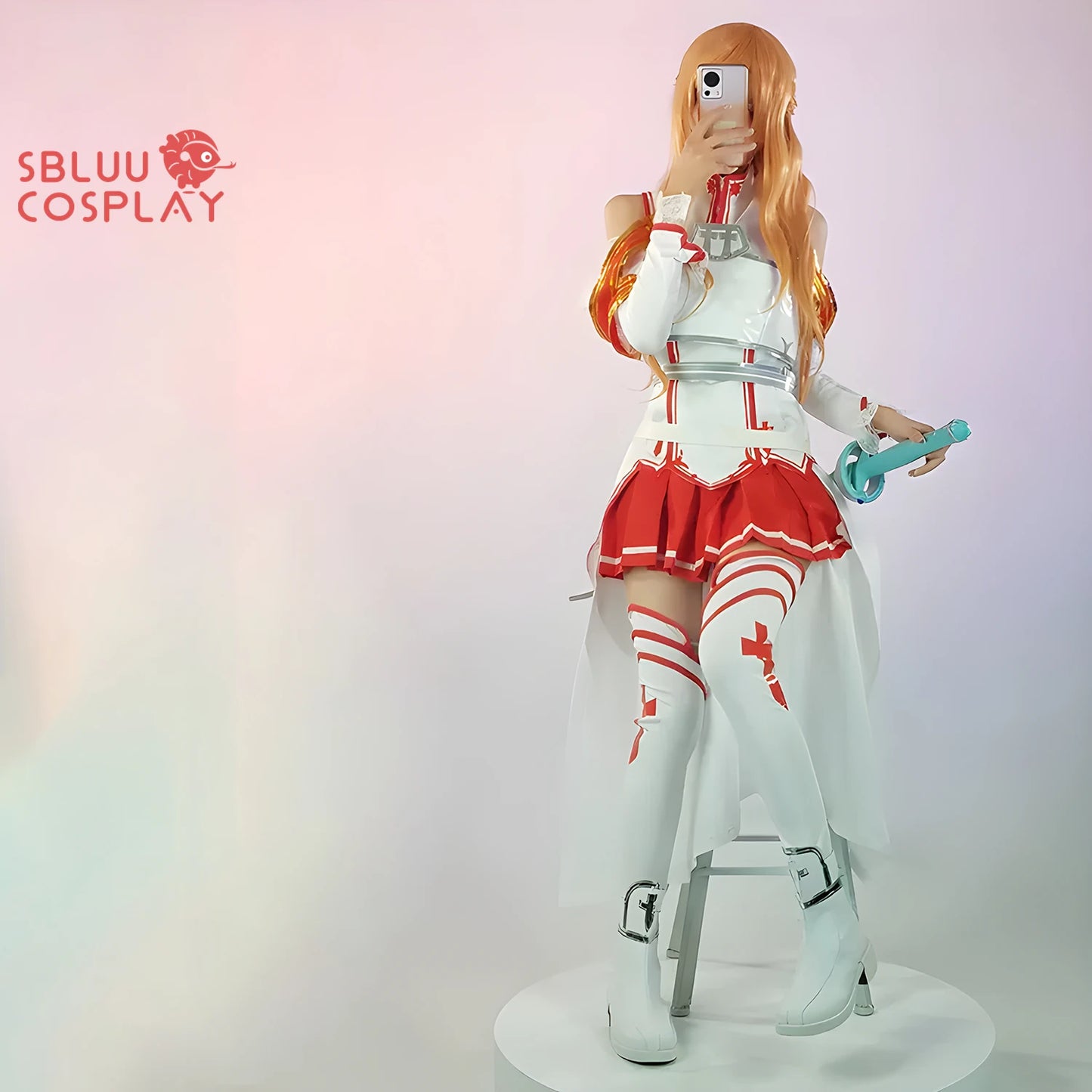 Sword Art Online Yuuki Asuna Cosplay Costume