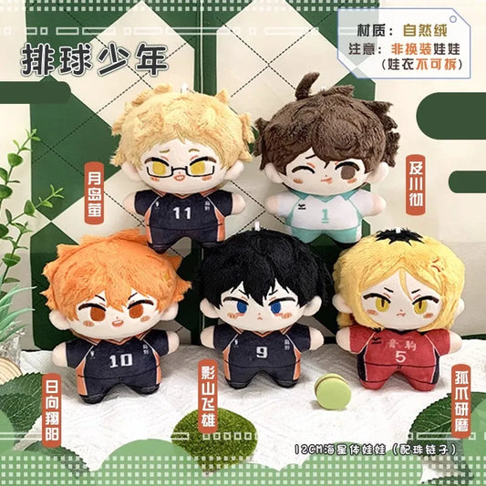 Haikyuu Volleyball plush dolls Kuroo, Miya Atsumu, Tsukishima, Nishinoya, Akaashi, Oikawa, Kageyama, Sugawara, Kenma, or Hinata