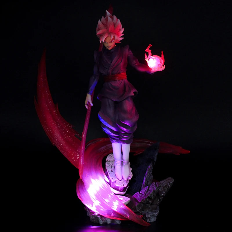 Dragon Ball Z Figure Super Saiyan Rose figure With Led Light