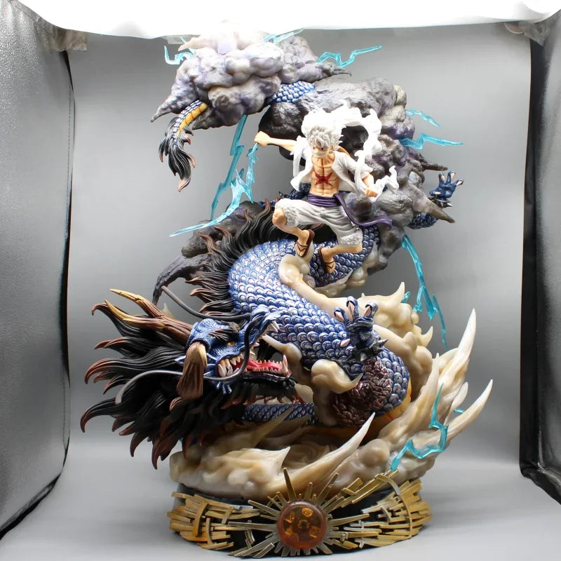 One Piece Anime Luffy Gear 5 Nika Vs Kaido Statue