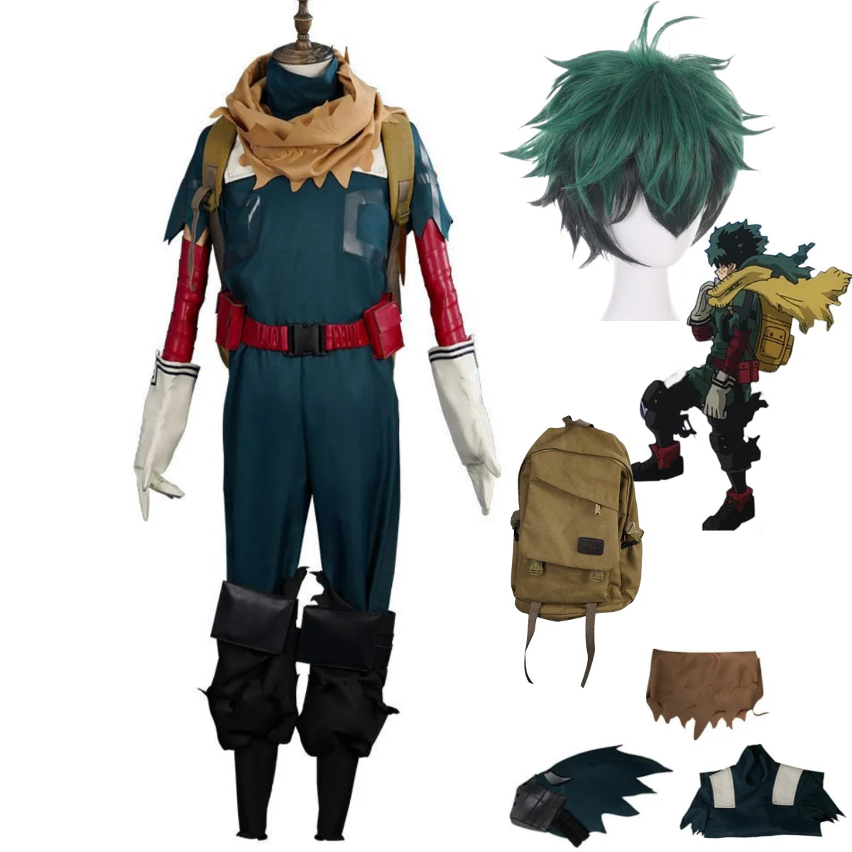 My Hero Academia Midoriya Izuku Season 6 Crusader cosplay outfit