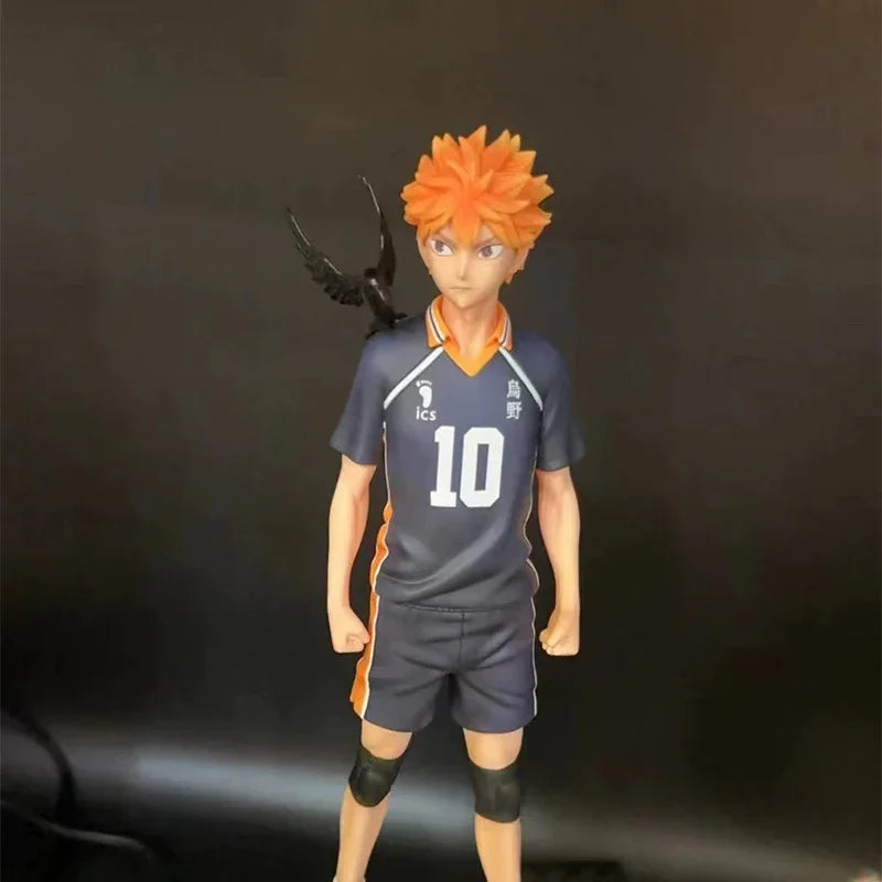 Haikyuu Hinata Shoyo with black crow on shoulder figure