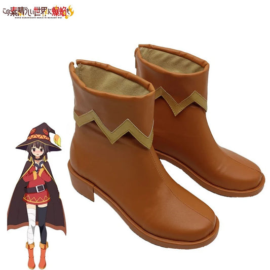 KonoSuba God's Blessing on This Wonderful World Megumin Cosplay Boots