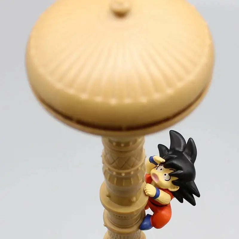 Dragon Ball Goku climbing Karin Tower w/Upa figurine