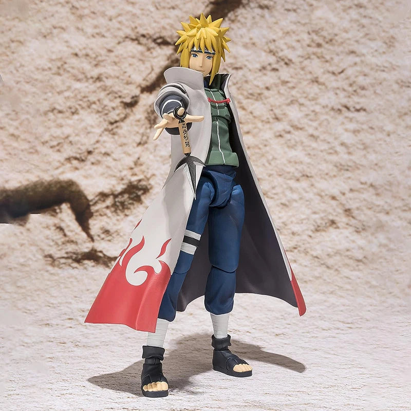 Naruto Shippuden Yondaime Hokage and Namikaze Minato figures