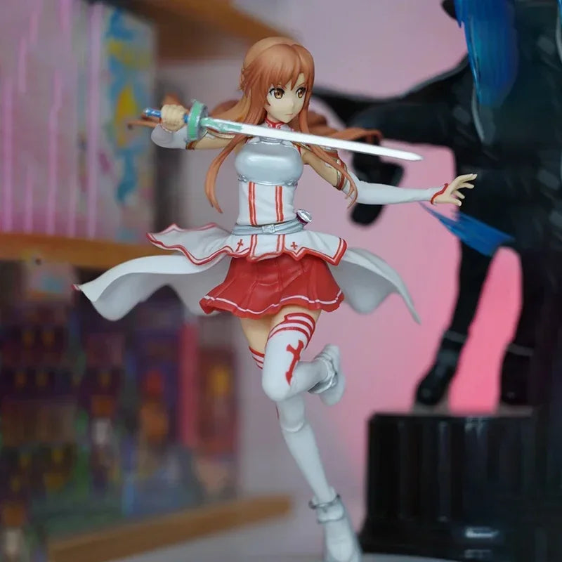 Sword Art Online Yuuki Asuna and Kirito figures