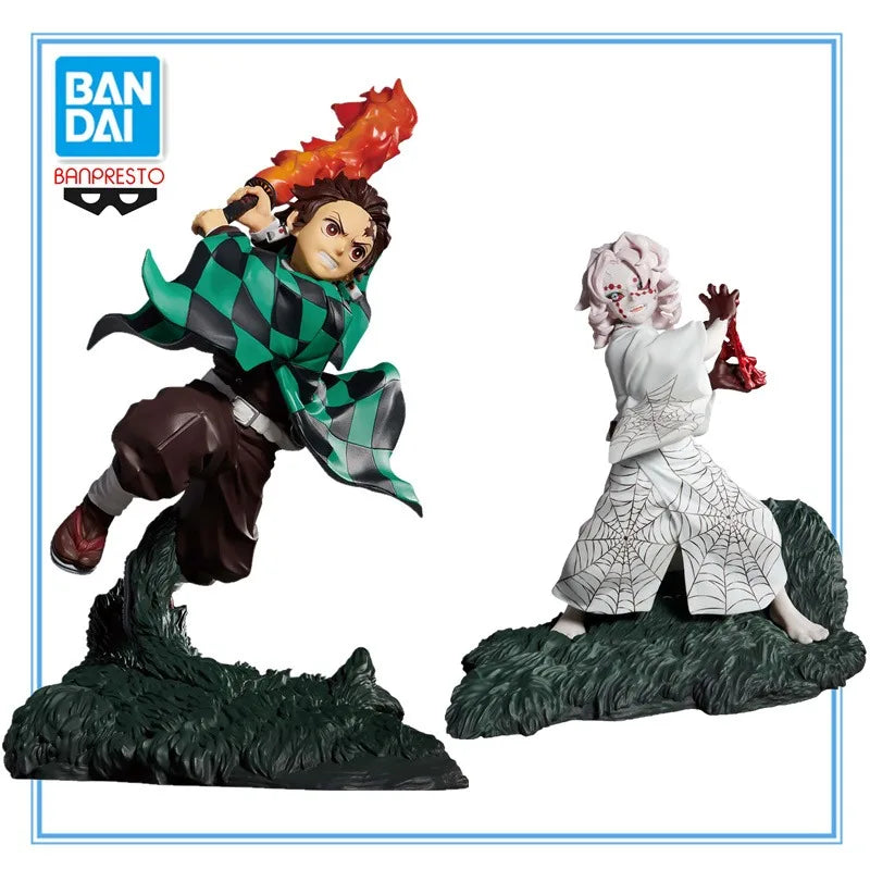 Demon Slayer BANPRESTO Combination Battle Kamado Tanjirou vs Rui figures