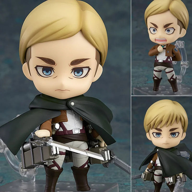 Attack On Titan Hange, Erwin, Eren, Mikasa, or Levi Nenroid figure