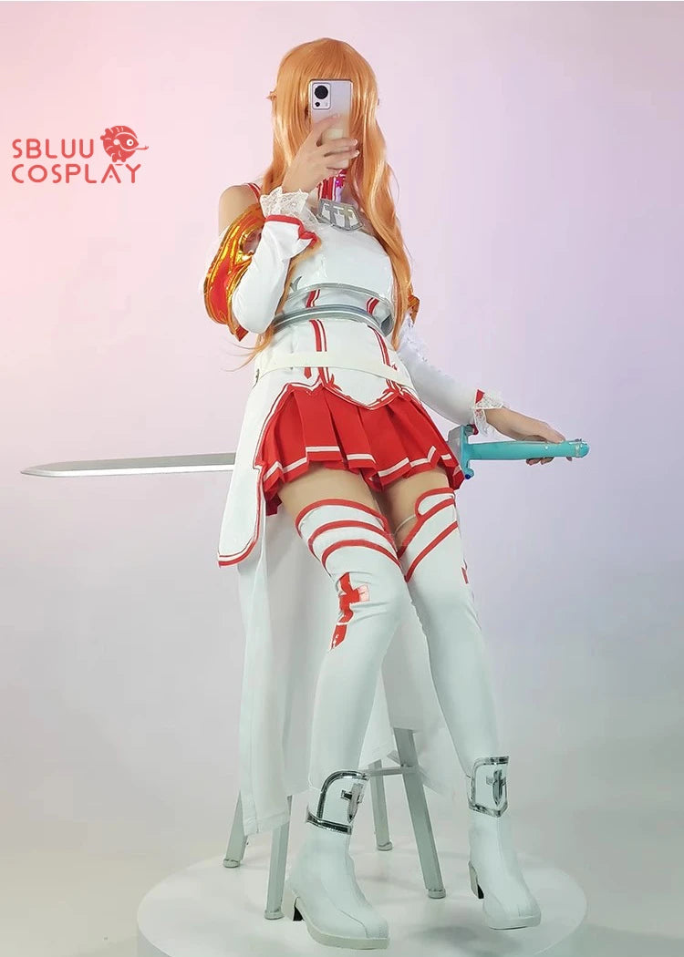 Sword Art Online Yuuki Asuna Cosplay Costume