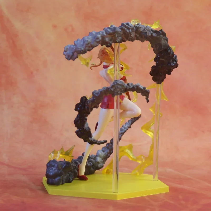 One Piece Nami using weather weapon figure