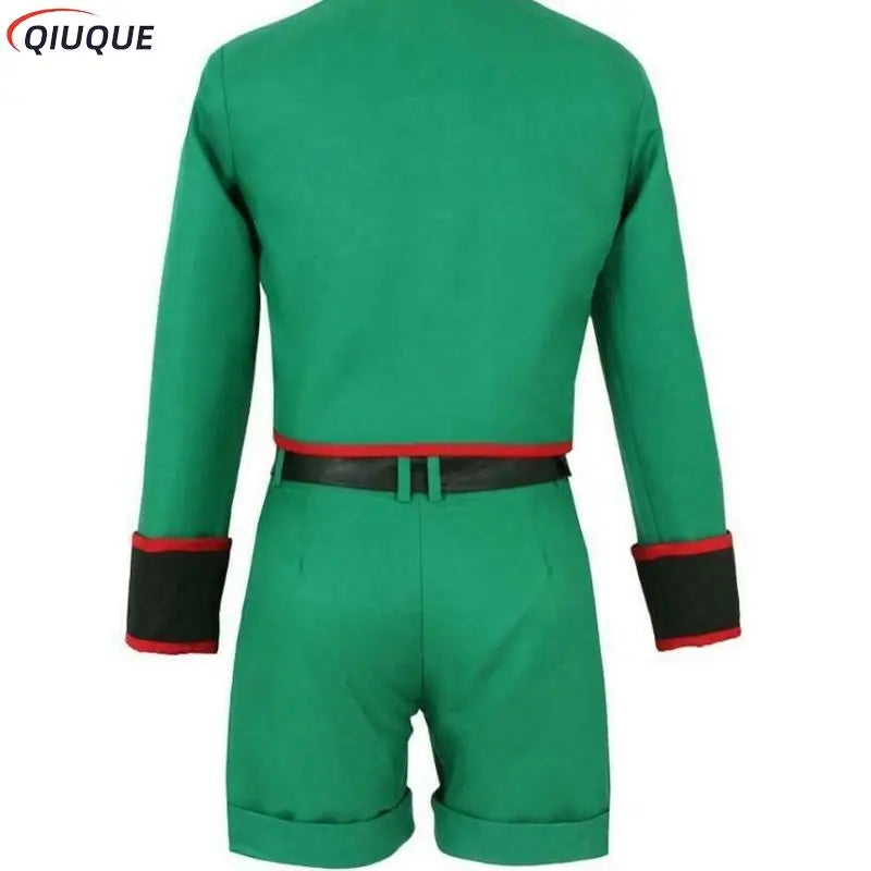 Hunter x Hunter Gon Freecss Cosplay Costume Green Suit