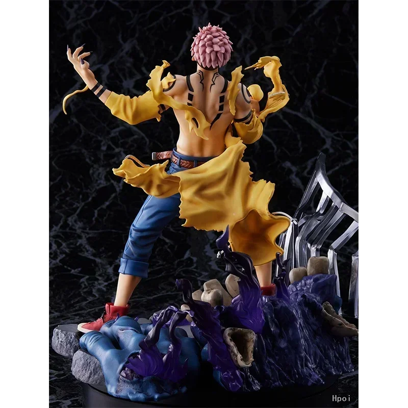 Jujutsu Kaisen Ryomen Sukuna ripping off shirt figure