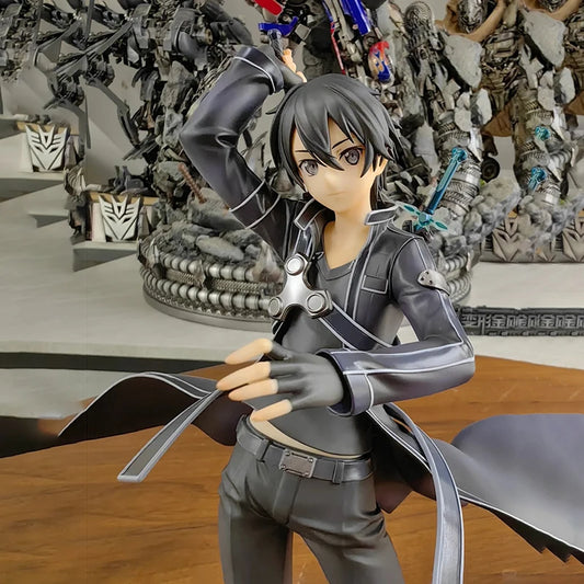 Sword Art Online Yuuki Asuna and Kirito figures