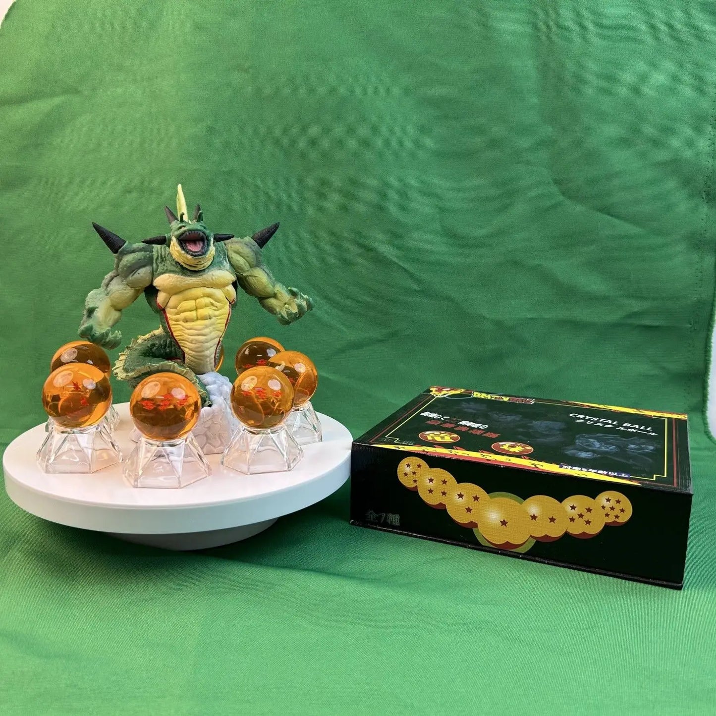 Dragon Ball Z Namek Porunga figure with gold or blue Dragon balls