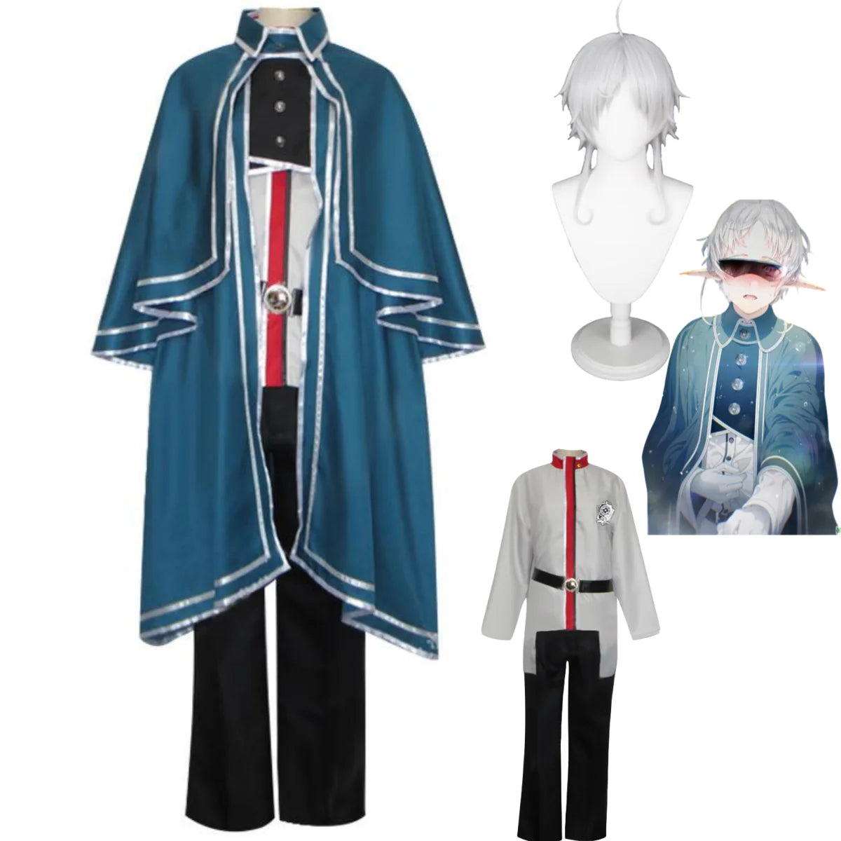 Mushoku Tensei: Jobless Reincarnation Sylphie/Fritz Cosplay Costume and Wig from Season 2