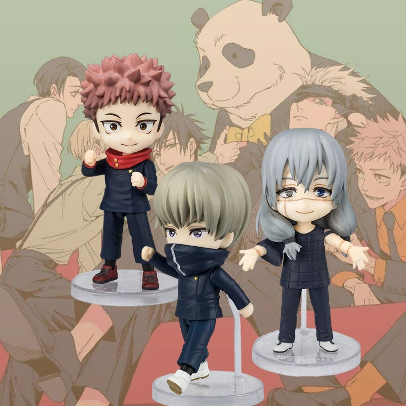 Jujutsu Kaisen Mini figure Itadori, Maki, Megumi, Nobara, Geto, Mahito, Gojo, Choso, Inumaki, Panda, Nanami, and Sukuna