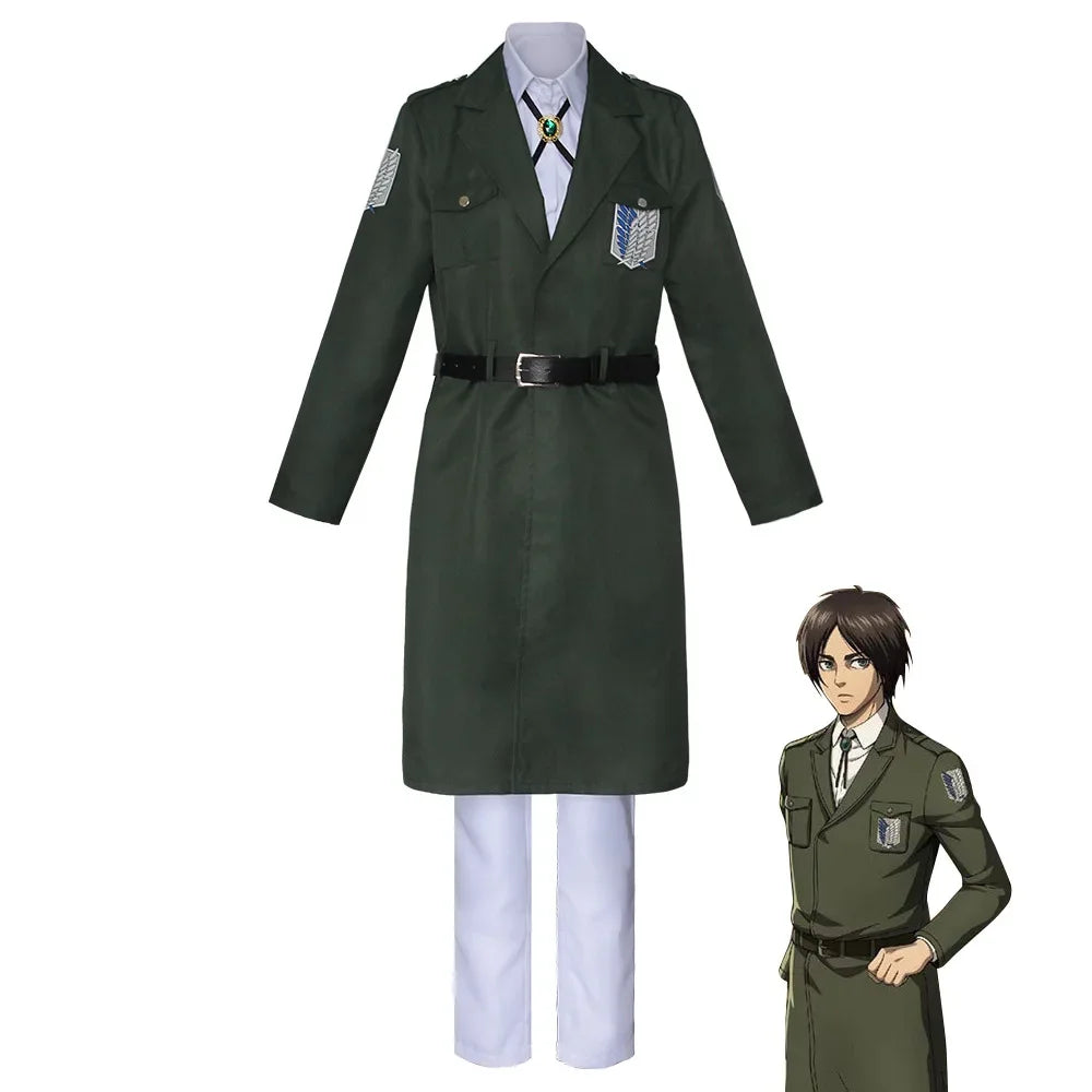 Attack Titan Shingeki No Kyojin Reconnaissance Legionary Uniform for Men and Women