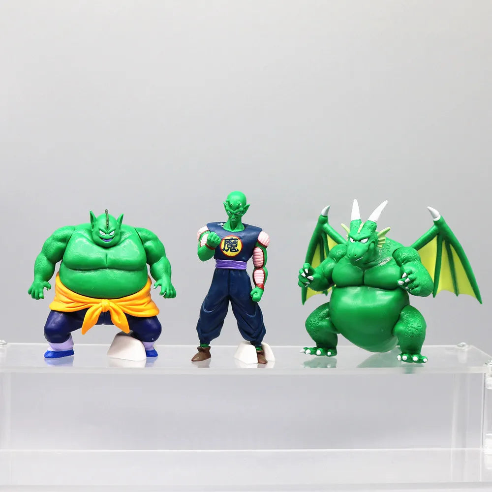 Dragon Ball Cymbal, Tambourine, Drum, Piano, and King Piccolo figures