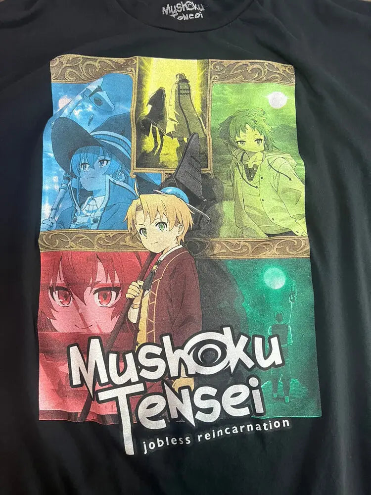 Mushoku Tensei Jobless Reincarnation Black T Shirt