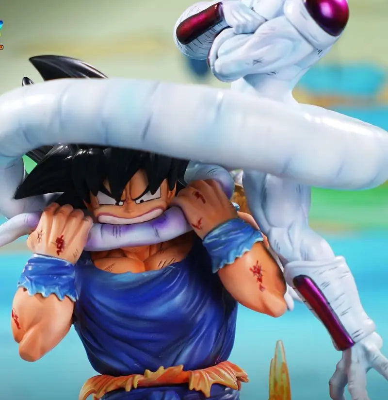 Dragon Ball Z Son Goku Bites Frieza Tail Figure