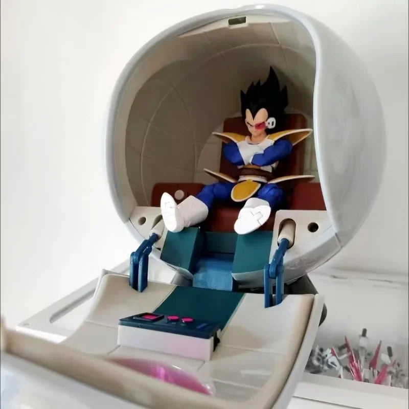 Dragon Ball Z Vegeta in Space Capsule Spaceship