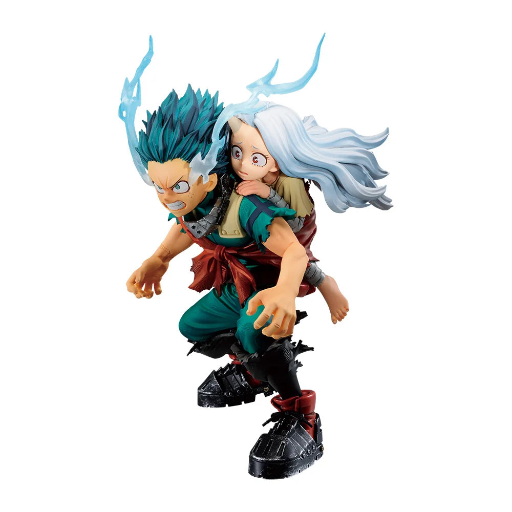 My Hero Academia Bandai Midoriya Izuku w/Eri on back figure