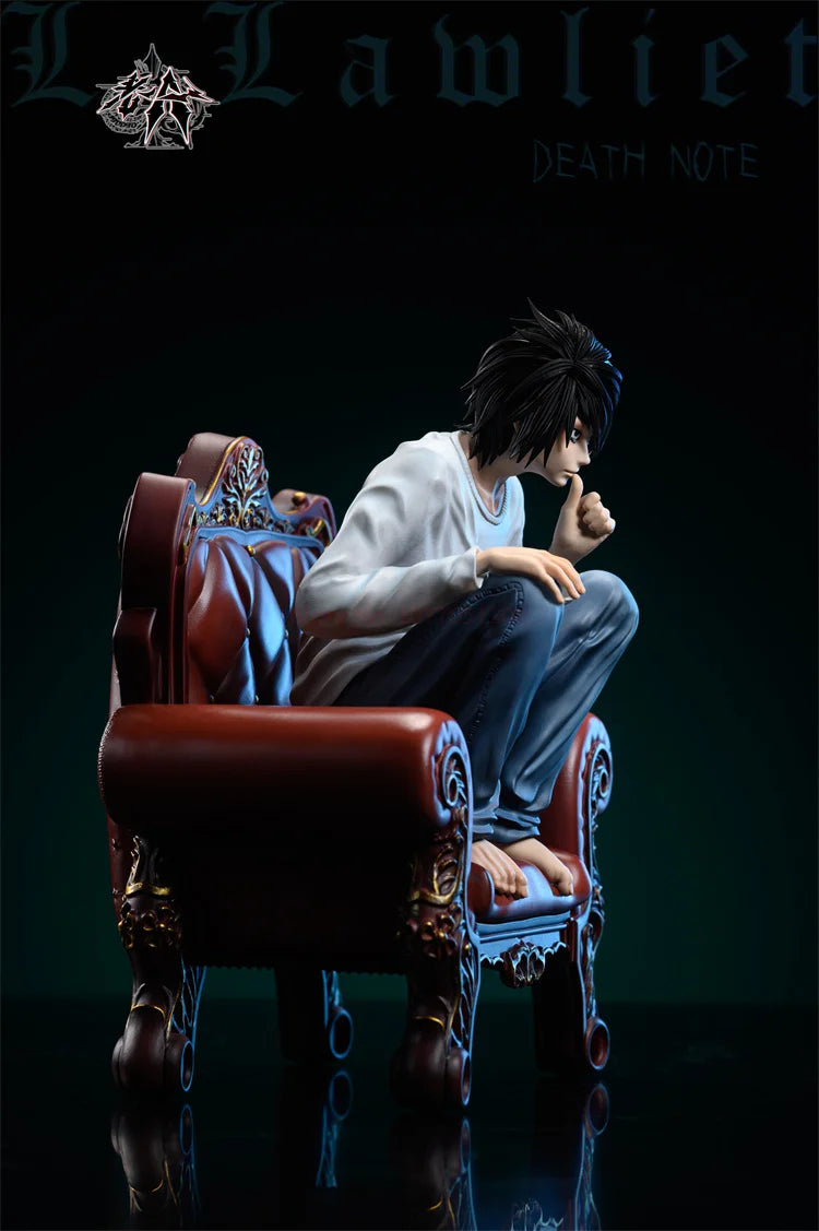 Death Note L sitting on chair figure