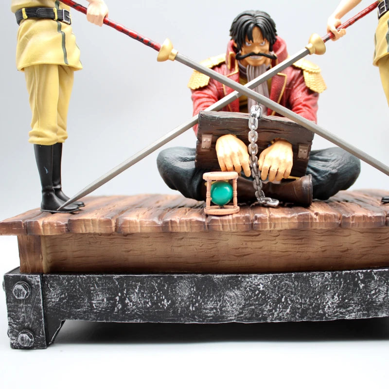 One Piece Gol D Roger Sentenced to Death on Platform figurine set