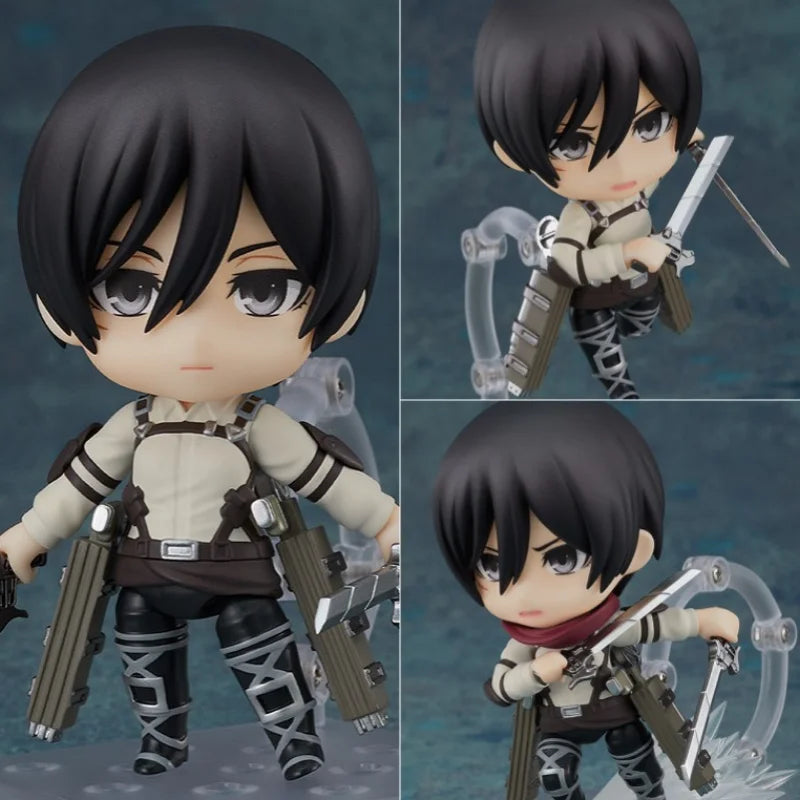 Attack On Titan Erwin, Eren, Hanji, Levi, or Mikasa figures