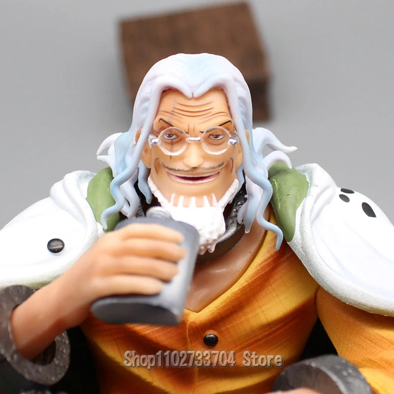 One Piece Figure Rayleigh Silvers with Campfire