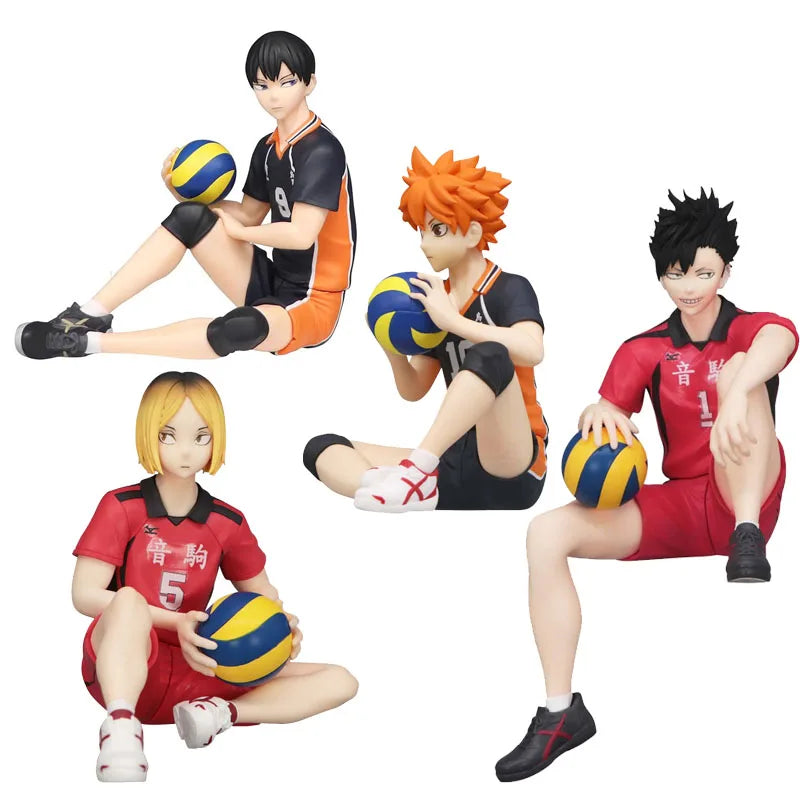 Haikyuu!! Kozume Kenma, Shoyo Hinata, Kuroo, Kageyama sitting FuRyu figure