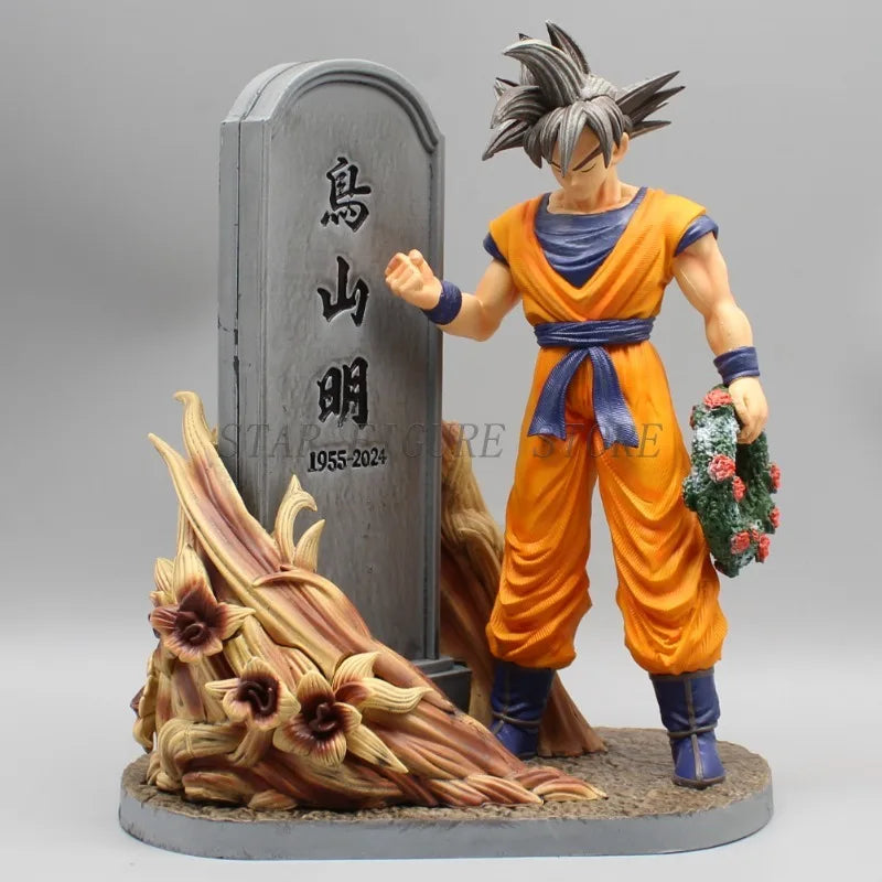 Goodbye Akira Toriyama Son Goku at the Grave figurine