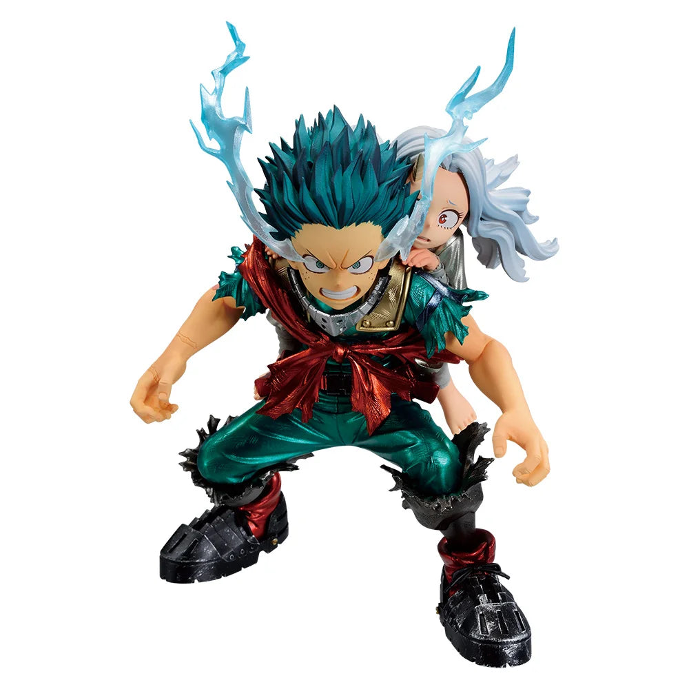 My Hero Academia Bandai Midoriya Izuku w/Eri on back figure